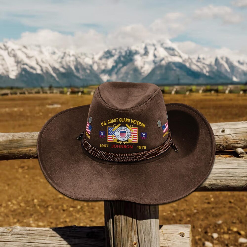 US Coast Guard, E 2 Blue - Cowboy Hat - Image 4