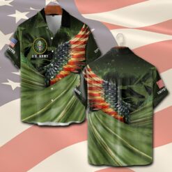 US Army, Proud To Have Served - Short Sleeve Button Shirt