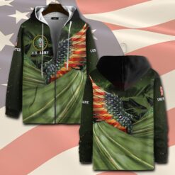 US Army, E 9 Army Sergeant Major - Zip Hoodie