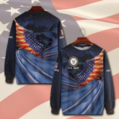 US Navy, E 5 Red - Sweatshirt