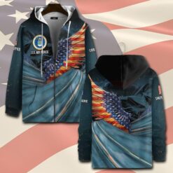 US Air Force , Life And Pride - Zip Hoodie