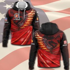 US Marine Corps, Honoring All Who Served - Hoodie