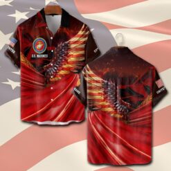 US Marine Corps, Served With Pride - Short Sleeve Button Shirt