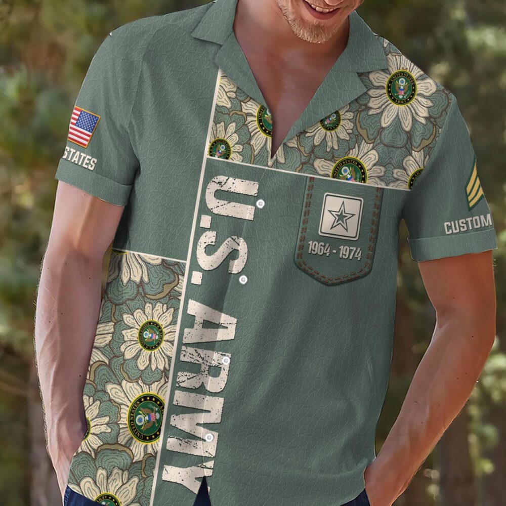 US Army, Honor, Duty, Service - Hawaii Shirt - Image 2