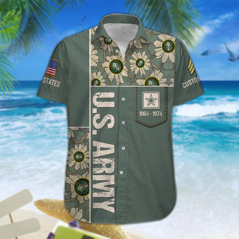 US Army, Honor, Duty, Service - Hawaii Shirt - Image 3