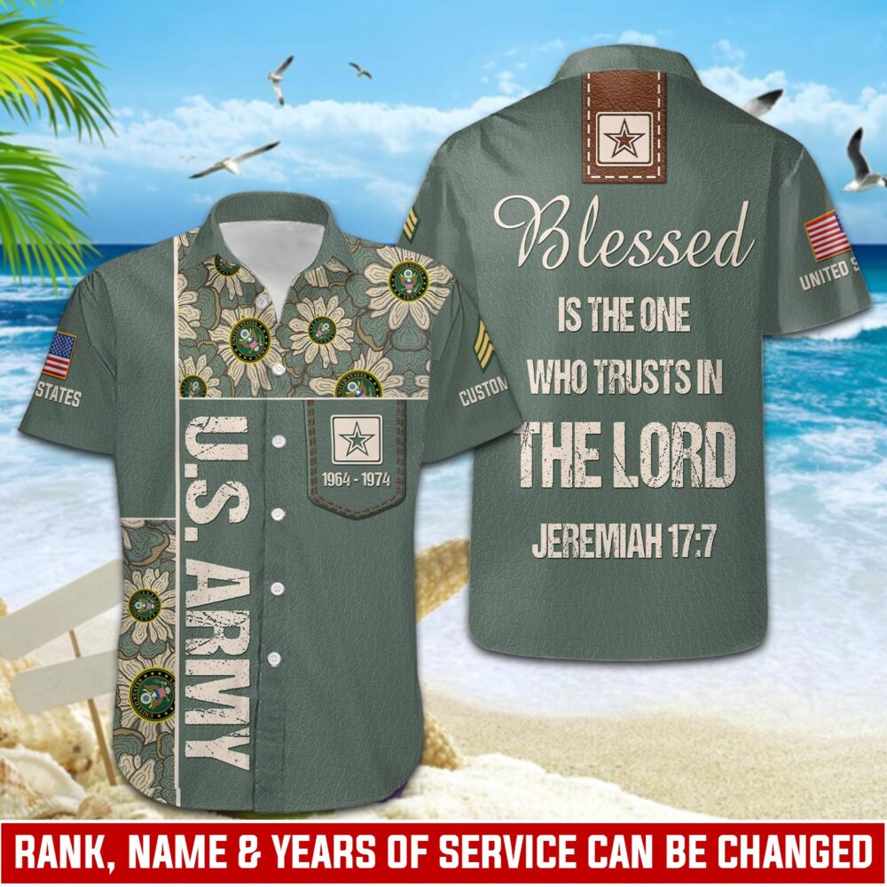US Army, Honor, Duty, Service - Hawaii Shirt