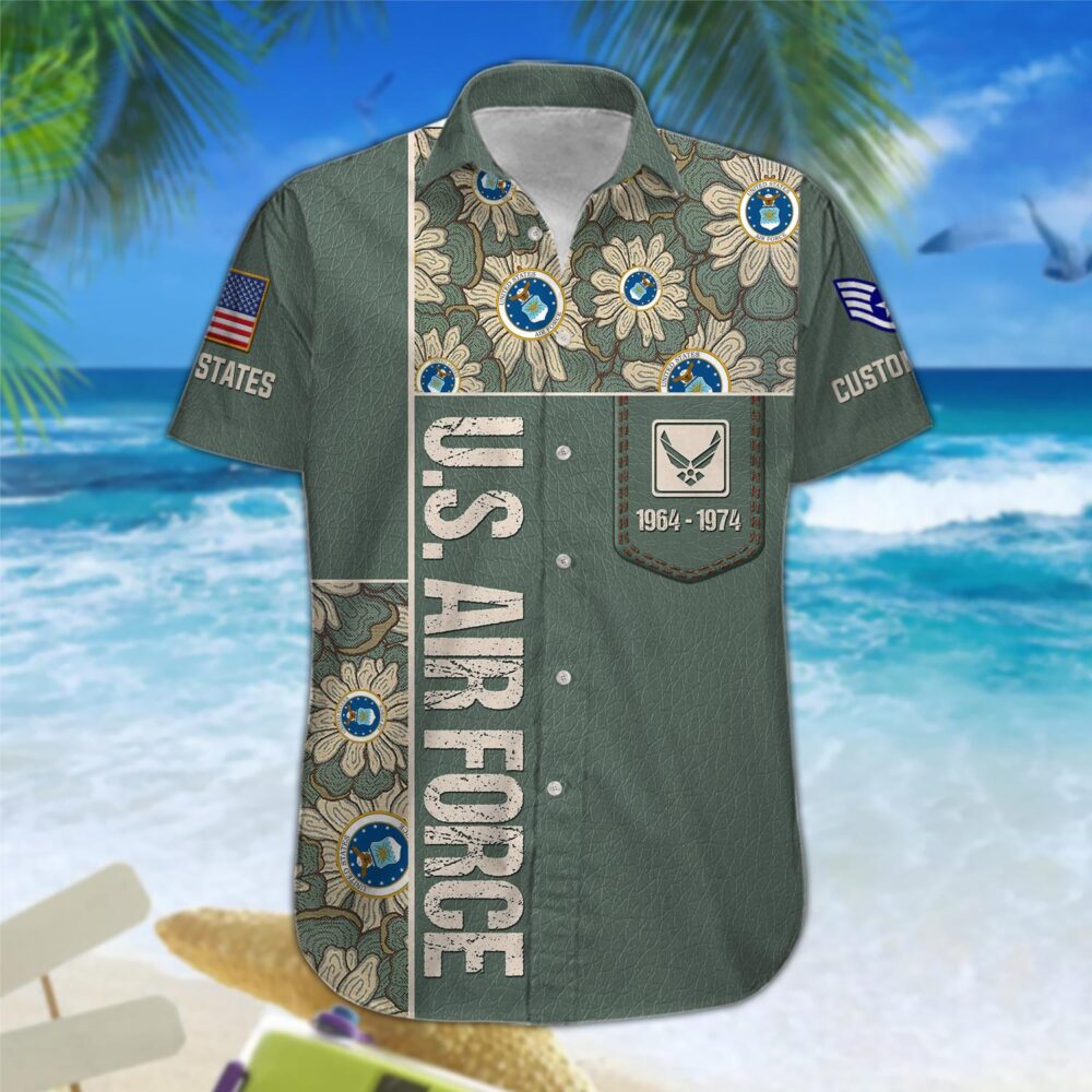 US Air Force , E 8 Air Force First Sergeant - Hawaii Shirt - Image 3