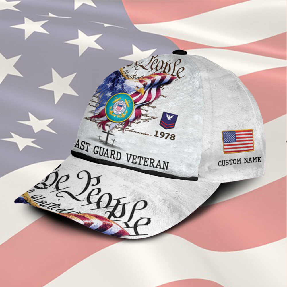 US Coast Guard, E 4 Gold - Classic Cap - Image 2