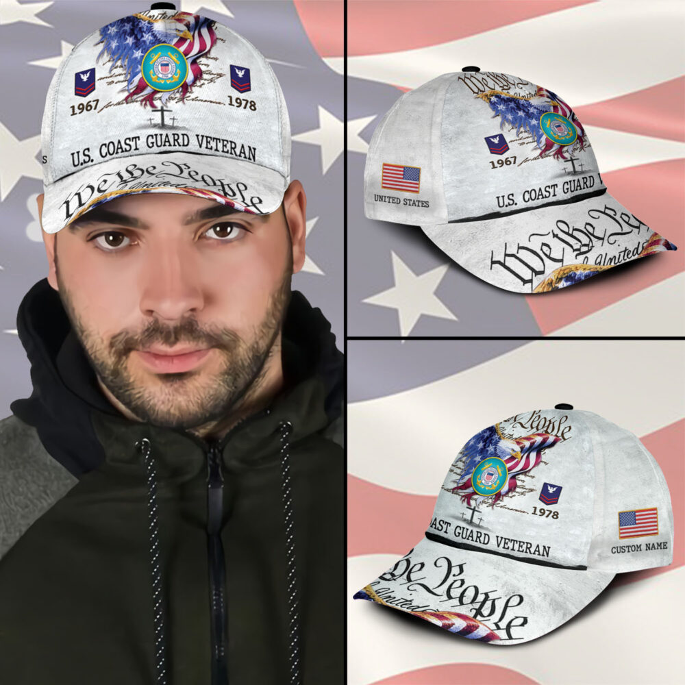 US Coast Guard, E 4 Gold - Classic Cap - Image 3
