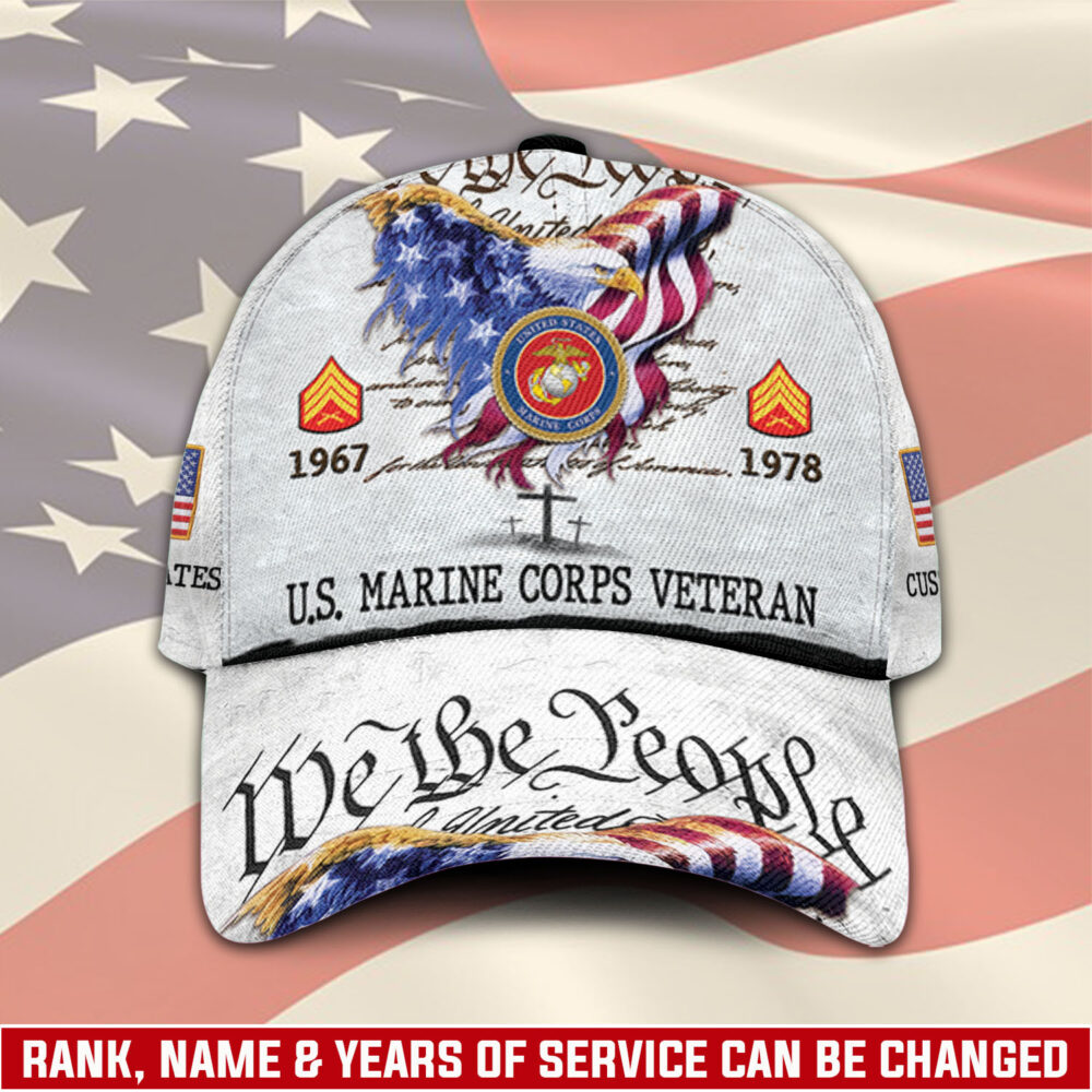 US Marine Corps, E 5 Marines Sergeant - Classic Cap