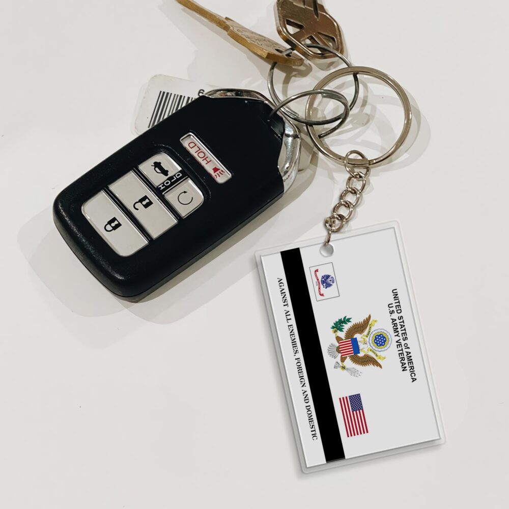 US Army, Honor The Fallen - Acrylic Keychain - Image 3