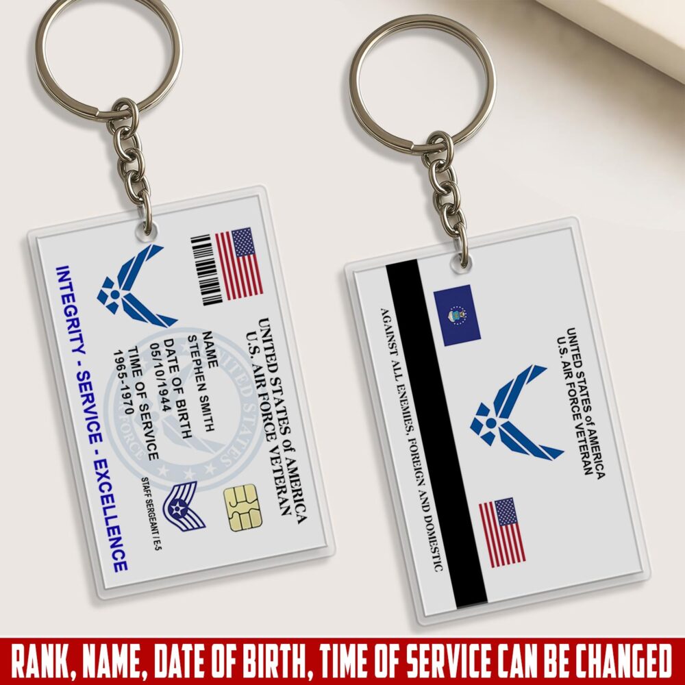 US Air Force, Aim High … Fly-Fight-Win - Acrylic Keychain