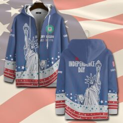 US Coast Guard, E 2 Blue - Zip Hoodie