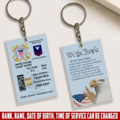 US Coast Guard, I Walked The Walk - Acrylic Keychain