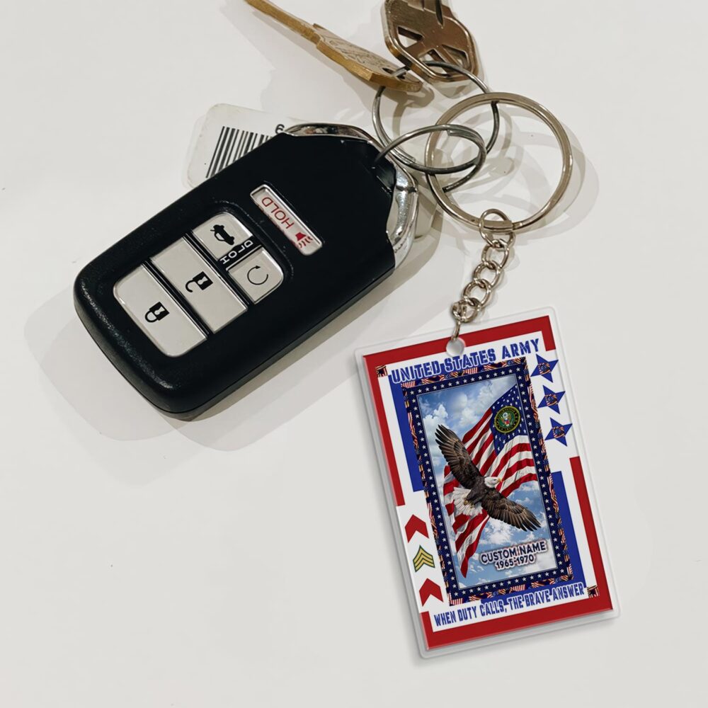 US Army, Honor The Fallen - Acrylic Keychain - Image 3