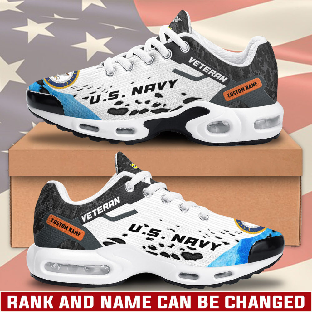 US Navy, Land Of The Free, Because Of The Brave - Air Max Plus Shoes