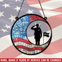 US Air Force, Service Before Self - Suncatcher 8in