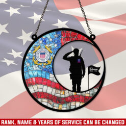 US Coast Guard, All Gave Some, Some Gave All - Suncatcher 6in
