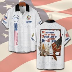 US Army, Once A Soldier, Always A Soldier - Short Sleeve Button Shirt