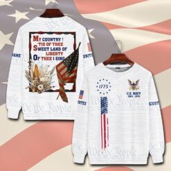 US Navy, No One Fights Alone - Sweatshirt