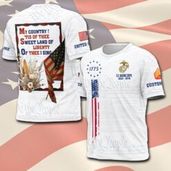 US Marine Corps, Duty, Honor, Country - T-Shirt