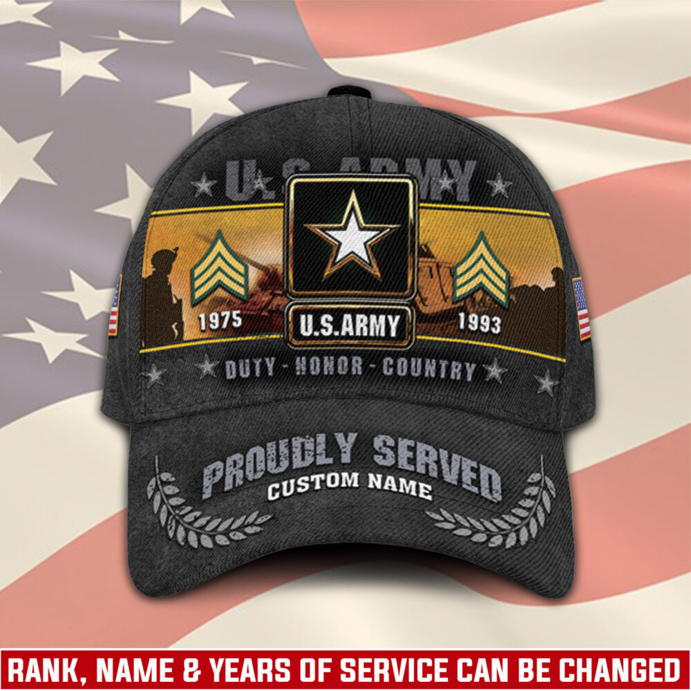 US Army, American By Birth, Veteran By Choice - Classic Cap