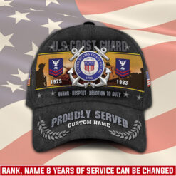 US Coast Guard, E 7 Red - Classic Cap