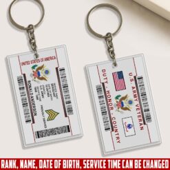 US Army - Acrylic Keychain