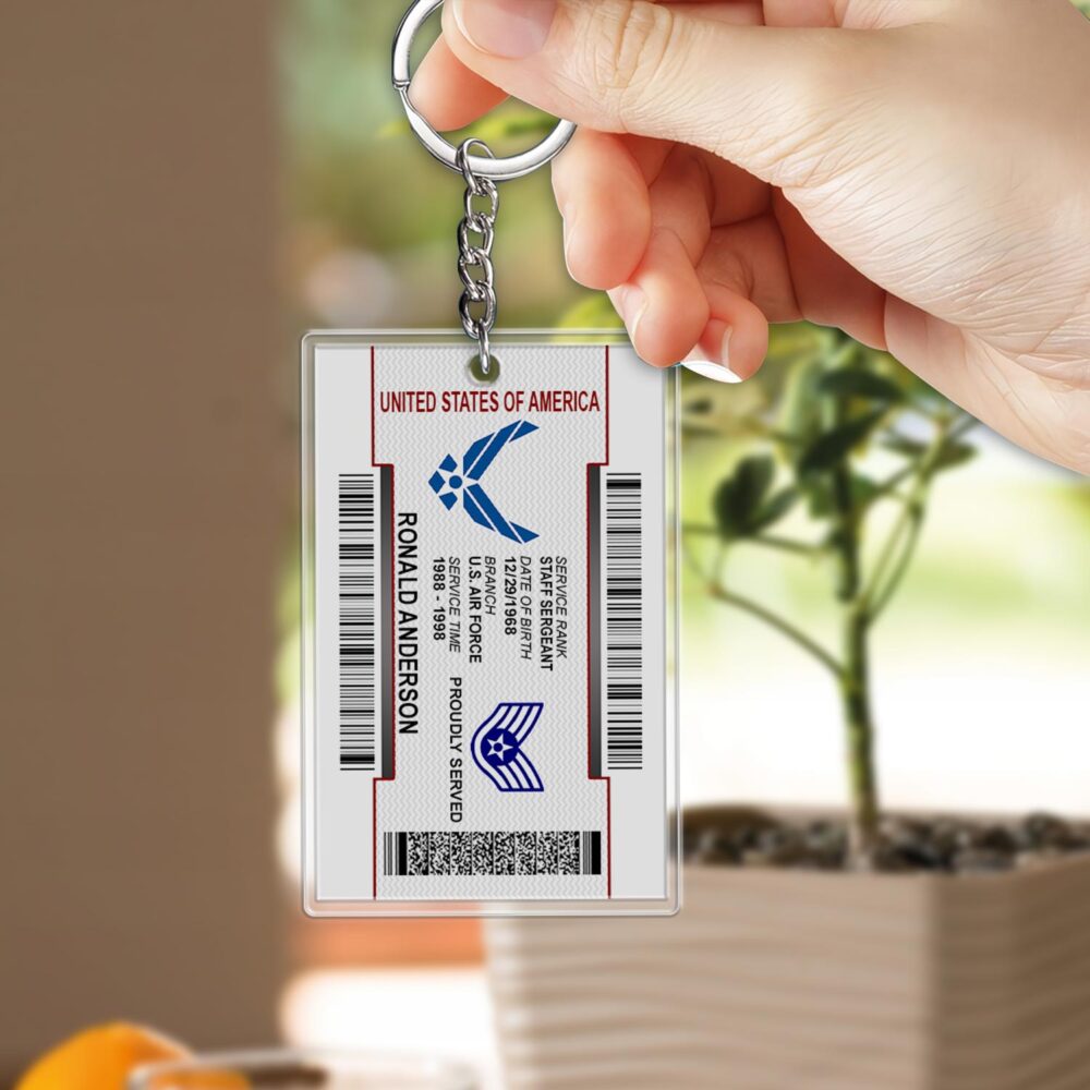 US Air Force - Acrylic Keychain - Image 2