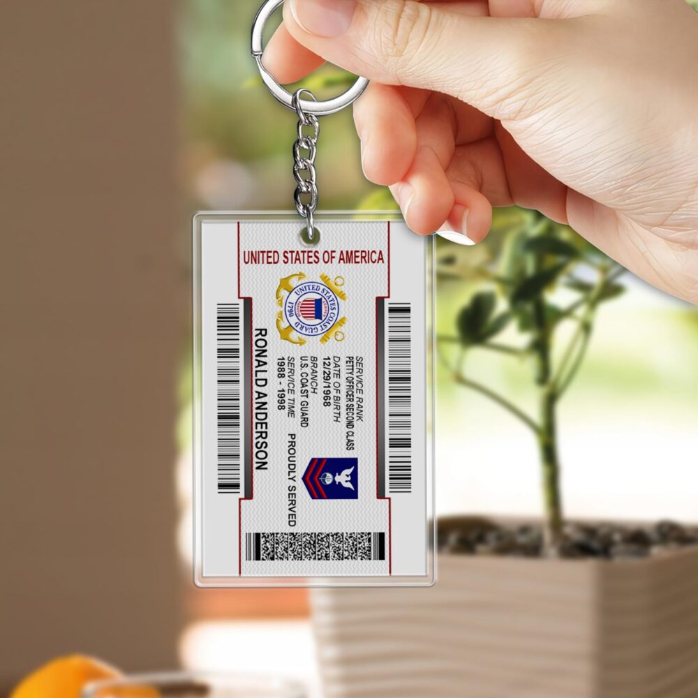 US Coast Guard - Acrylic Keychain - Image 2