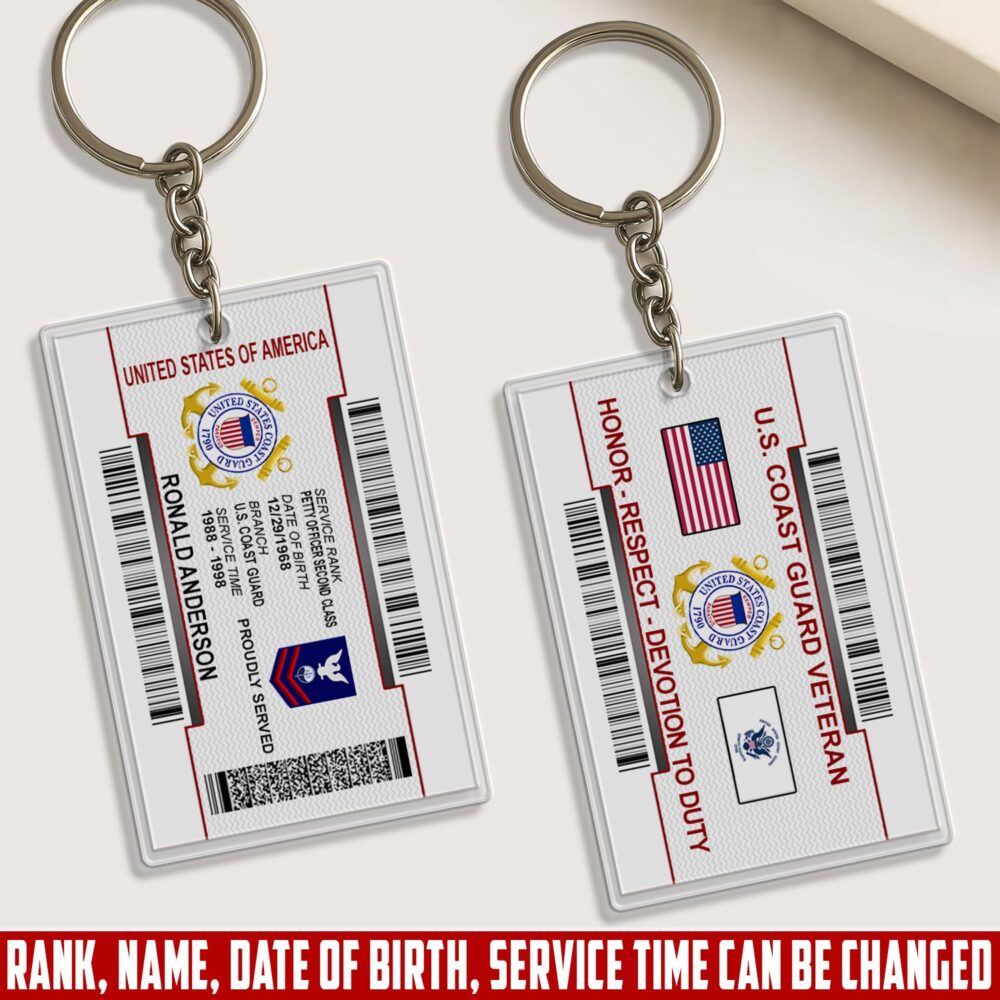 US Coast Guard - Acrylic Keychain