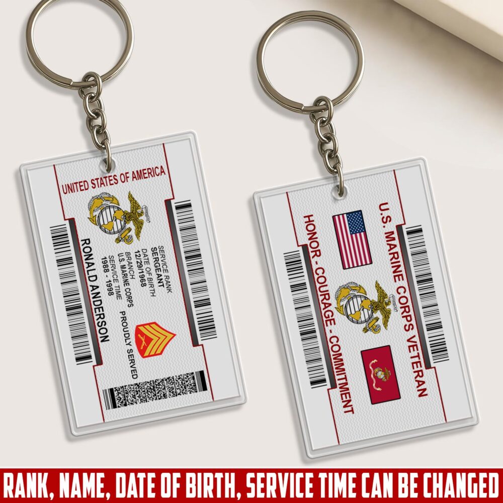 US Marine Corps - Acrylic Keychain