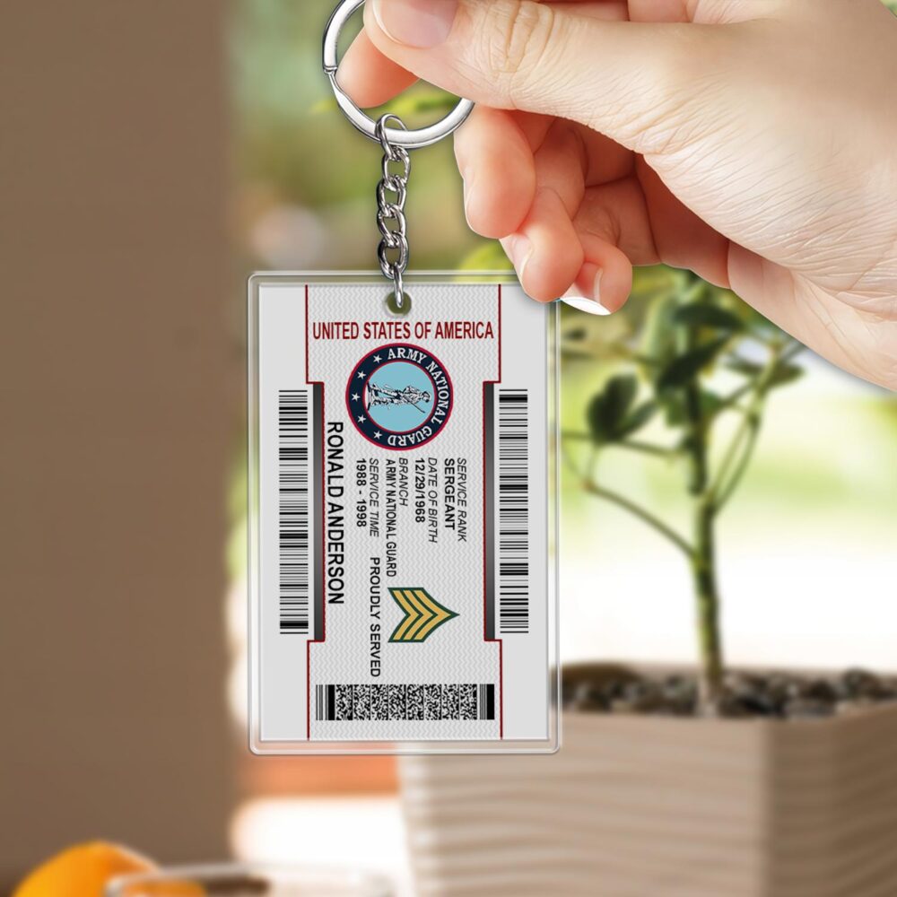 Army National Guard - Acrylic Keychain - Image 2