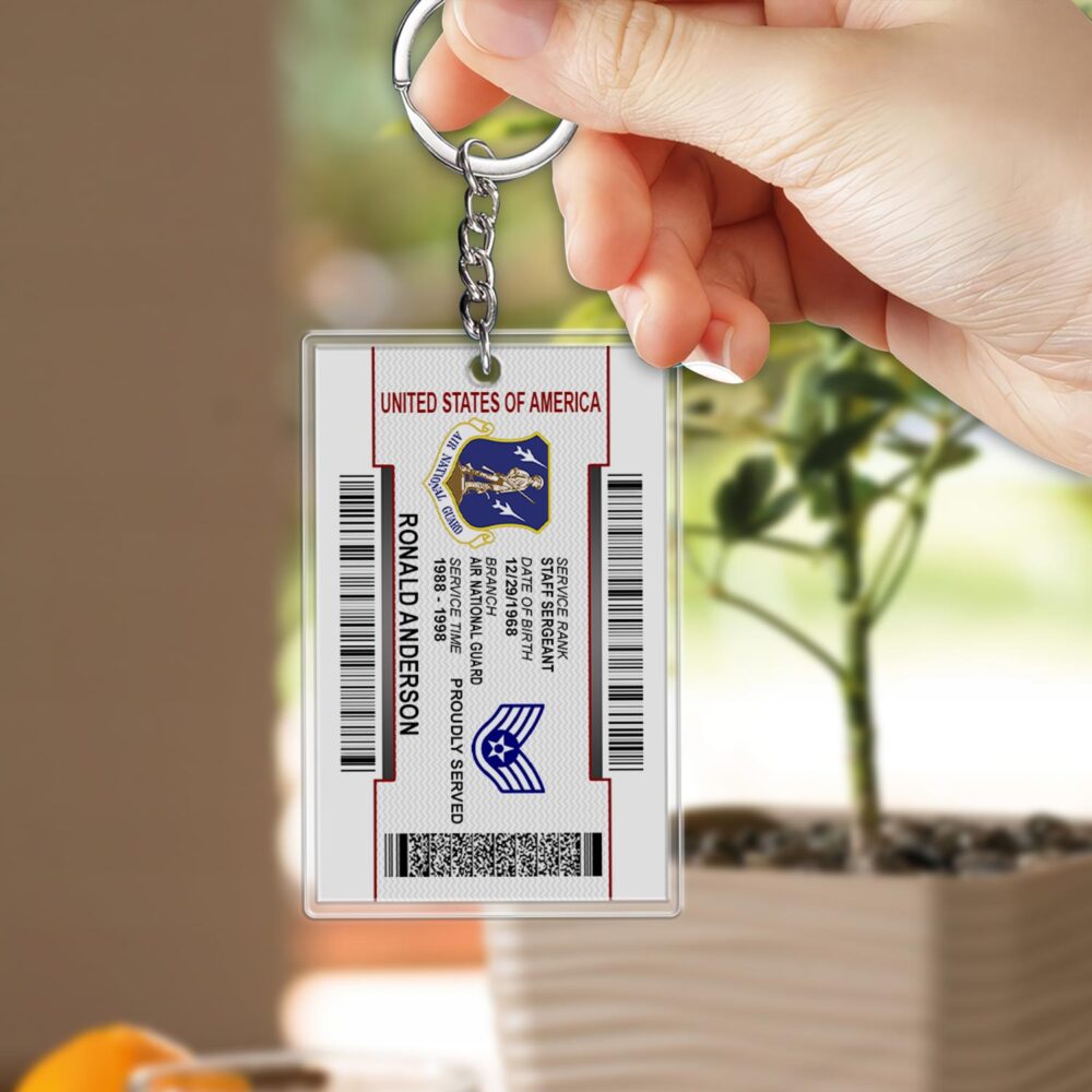 Air National Guard - Acrylic Keychain - Image 2