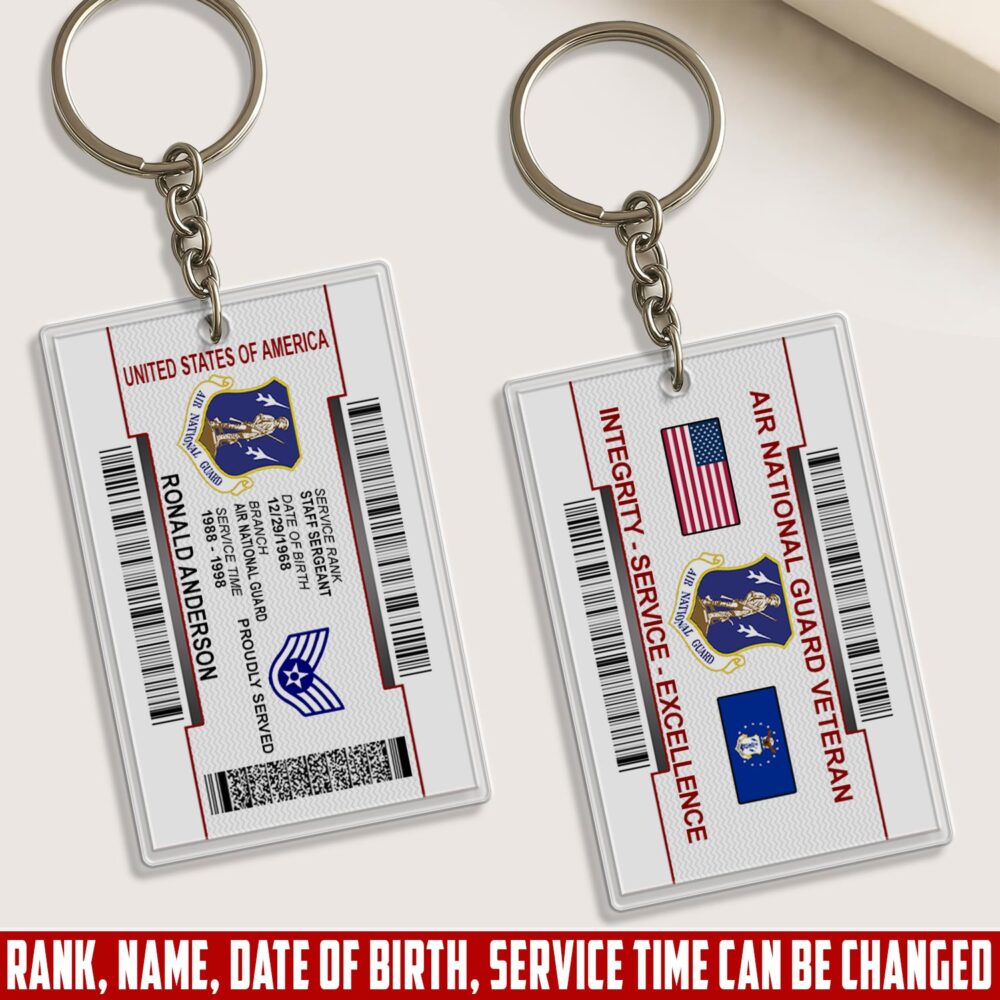 Air National Guard - Acrylic Keychain