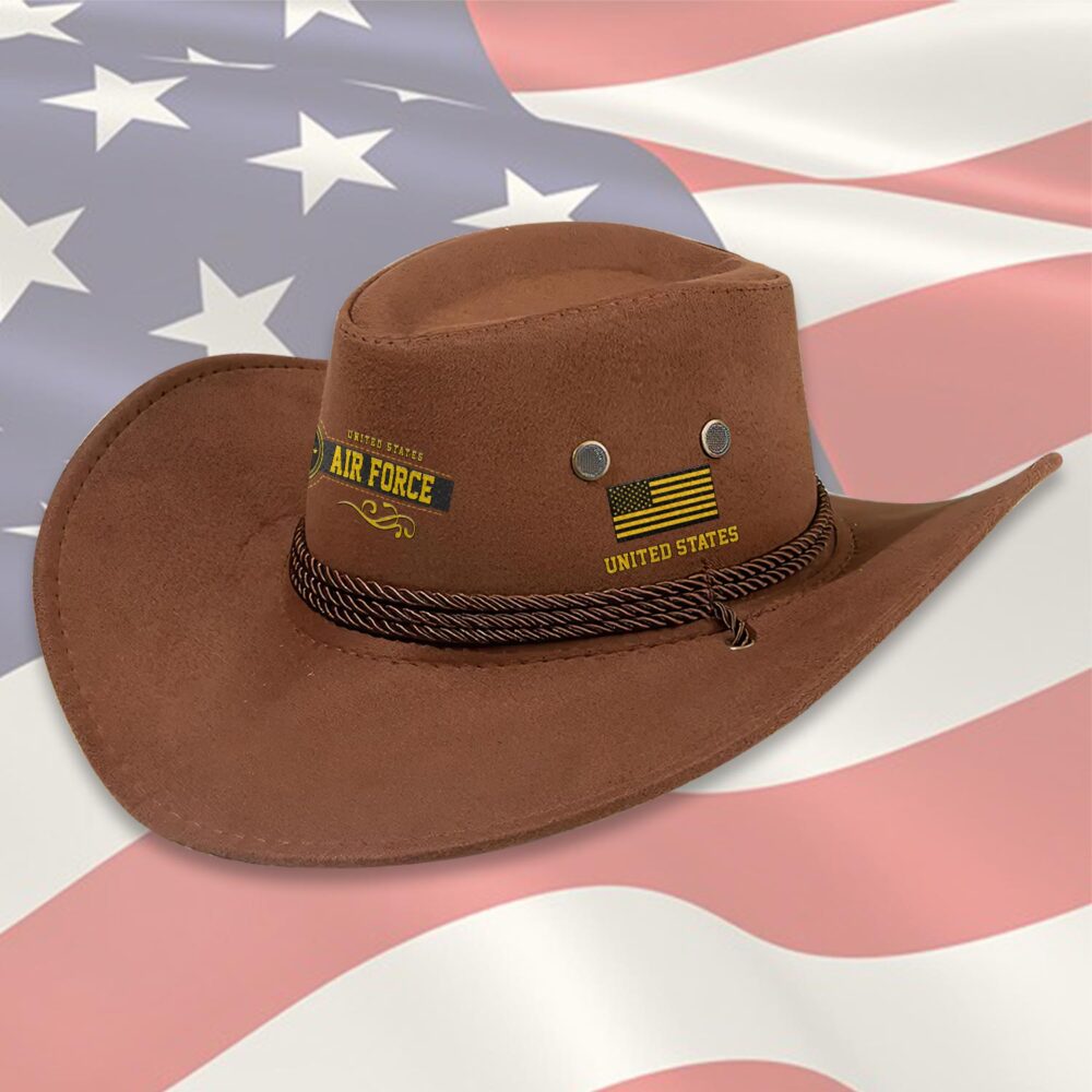 US Air Force , No One Gets Left Behind - Cowboy Hat - Image 3