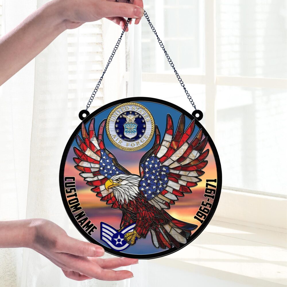 US Air Force, I Walked The Walk - Suncatcher 6in - Image 2