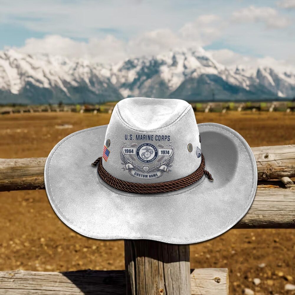 US Marine Corps, O 4 Marines Major - Cowboy Hat - Image 4