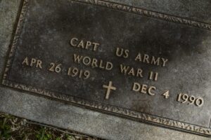 Veteran family wearing patriotic t-shirts together